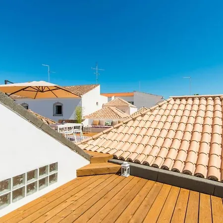 Casa Telhados Centro Historico Terraco Privado * 塔维拉